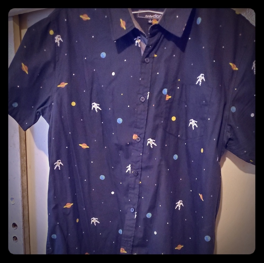 Outer Space Button Up Shirt